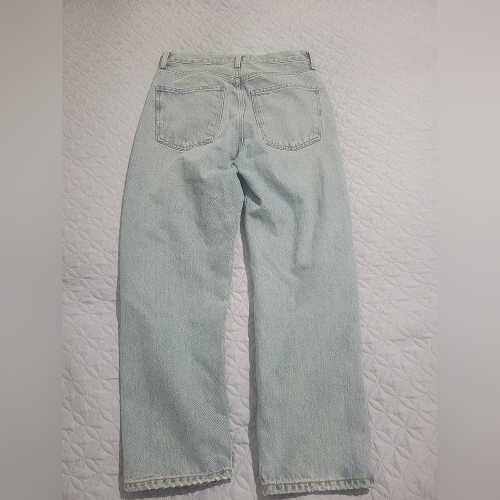 Agolde Light Blue 90's Crop - Picture 2 of 5